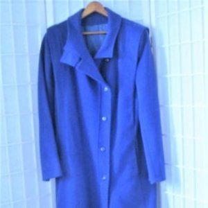 Sapphire Blue...Pure Wool...Gorgeous!